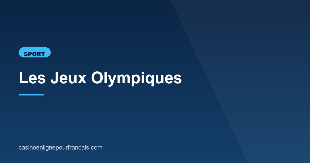 Illustration de l'article consacré aux Jeux Olympiques